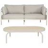Outlet Zuiver Loungeset Vista Met 2-zits bank, 2 fauteuils en tafel