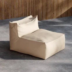 Best Nohr Loungestoel Adron Olefin, kleur Beige
