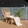 Nohr Loungestoel Bronwen Met hocker, Rotan, kleur Naturel