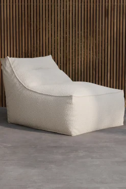 Clearance Nohr Loungestoel Carlson Bouclé, kleur Wit