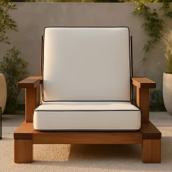 Hot Nohr Loungestoel Jesslyn Acaciahout Bruin