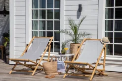 Online Nohr Loungestoel Zev Bamboe Meerkleurig