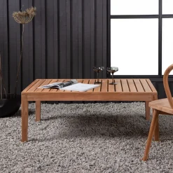 New Nohr Loungetafel Shalonda Teakhout, 110 x 70cm Naturel