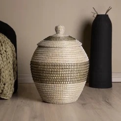 Online Nohr Mand Lashann Met deksel, Zeegras Naturel