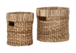 Discount MUST Living Mand Organize Waterhyacint, Set van 2 stuks Naturel