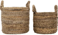 Hot MUST Living Mand Pretoria Bananenblad, Set van 2 stuks