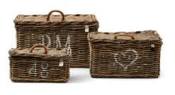 Sale Rivièra Maison Mand Rustic Rattan Classic set van 3 stuks Natural