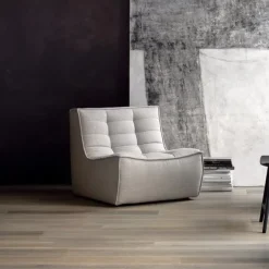 Clearance Ethnicraft Modulaire Bank N701 1-zits, 80cm