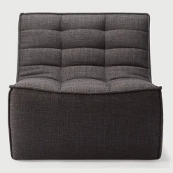 Clearance Ethnicraft Modulaire Bank N701 1-zits, 80cm