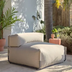 New Kave Home Modulaire Outdoor Bank Square