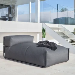Outlet Kave Home Modulaire Outdoor Bank Square Chaise Longue