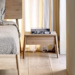 Best Ethnicraft Nachtkastje Air Eikenhout, Met 1 lade