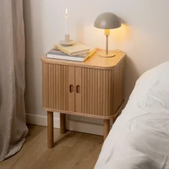 Clearance Bendt Nachtkastje Alandria Eiken Naturel