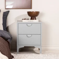 Clearance Nohr Nachtkastje Danyella met 2 laden, Metaal