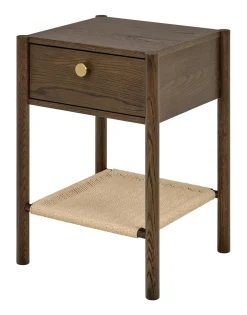 Clearance Bendt Nachtkastje Hebert Eikenfineer, Met 1 lade