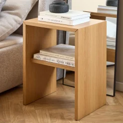 Bendt Nachtkastje Jai Eiken, 45 x 35cm Naturel