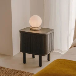 Discount Kave Home Nachtkastje Mailen Essenhout, 50 x 40cm