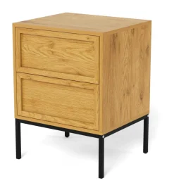 Best Bendt Nachtkastje Nakea Eikenlook, Met 2 laden