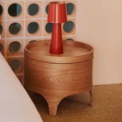 Best Kave Home Nachtkastje Octavia Essenhout, 55cm