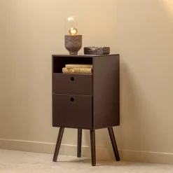 Best WOOOD Nachtkastje Ozzy 36 x 30cm, kleur Zwart