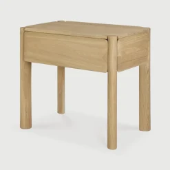 Online Ethnicraft Nachtkastje PI Geolied Eikenhout, Met 1 lade, kleur Naturel