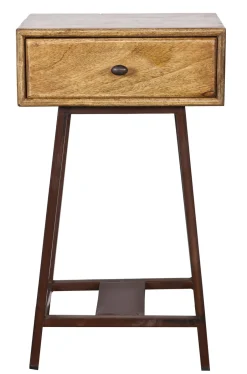 Online WOOOD Nachtkastje Skybox Mangohout