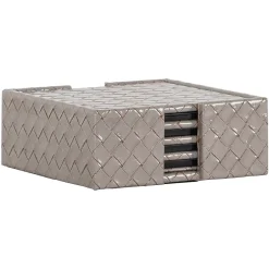 Clearance Richmond Interiors Onderzetter Vivi Set van 4 stuks Grijs