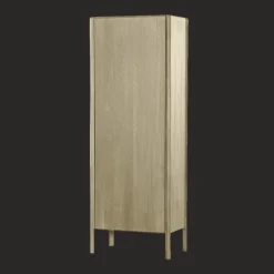 Best Tower Living Opbergkast Amalfi Eiken, 190 x 70cm, kleur Whitewash