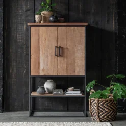 Sale DTP Home Opbergkast Beam Teakhout, 140 x 90cm, kleur Naturel