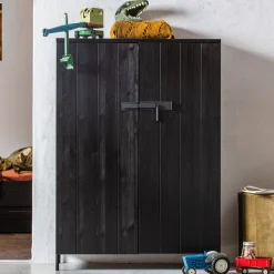 Hot WOOOD Opbergkast Bruut kleur Zwart