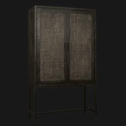 Online RENEW Opbergkast Carini Hout en Webbing, 190 x 110cm