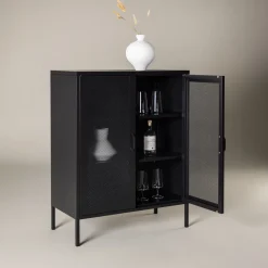 Hot Nohr Opbergkast Carmilla 101 x 80cm, kleur Zwart