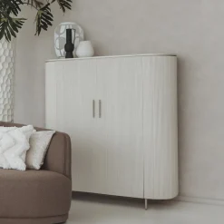 Outlet Tower Living Opbergkast Corbetta Minerale cement finish