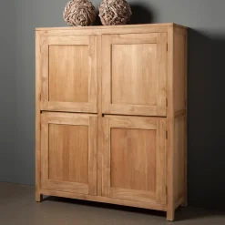 New Tower Living Opbergkast Corona Teak, 160 x 130cm