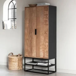 Clearance DTP Home Opbergkast Cosmo Teakhout, 180 x 80cm Naturel