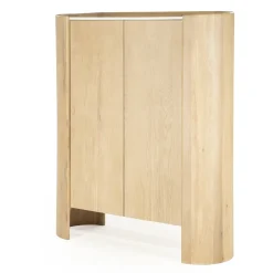 Eleonora Opbergkast Don Marmer en eikenhout, 140 x 120cm Naturel