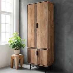Sale DTP Home Opbergkast Evo Teakhout, 220 x 80cm