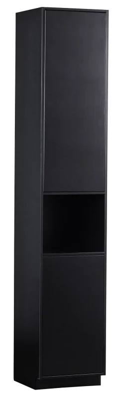 Online WOOOD Opbergkast Finca Mat zwart, 210 x 40cm