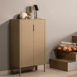 WOOOD Opbergkast Gunnar Grenenhout, 135 x 85cm, kleur Mud