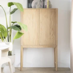 Hot Eleonora Opbergkast Harvey Eikenhout, 150 x 90cm Naturel