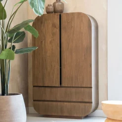 Eleonora Opbergkast King Mangohout, 180 x 110cm Bruin