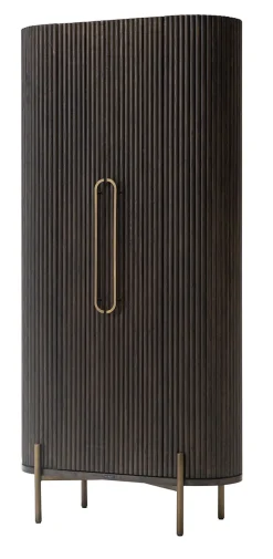 Hot Richmond Interiors Opbergkast Luxor Eiken, 190 x 90cm, kleur donkerbruin