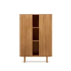 New Kave Home Opbergkast Mailen Essenhout, 140 x 110cm