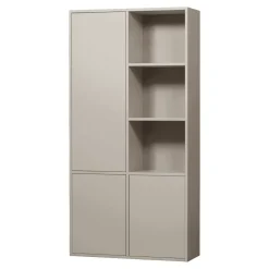 Online WOOOD Opbergkast Meggy 215 x 108cm, kleur Dust