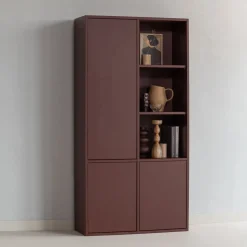 WOOOD Opbergkast Merel Grenenhout, 200 x 100cm