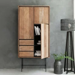 DTP Home Opbergkast Metropole Teakhout, 210 x 100cm Naturel