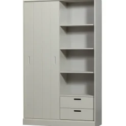 Online WOOOD Opbergkast Mila Grenenhout, kleur Dust
