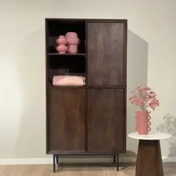 Best Livingfurn Opbergkast Ravenstein Mangohout, 170 x 90cm