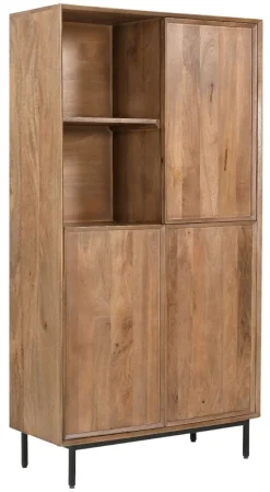 Best Livingfurn Opbergkast Ravenstein Mangohout, 170 x 90cm