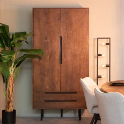 Best LABEL51 Opbergkast Rio Mangohout, 200 x 100cm Espresso